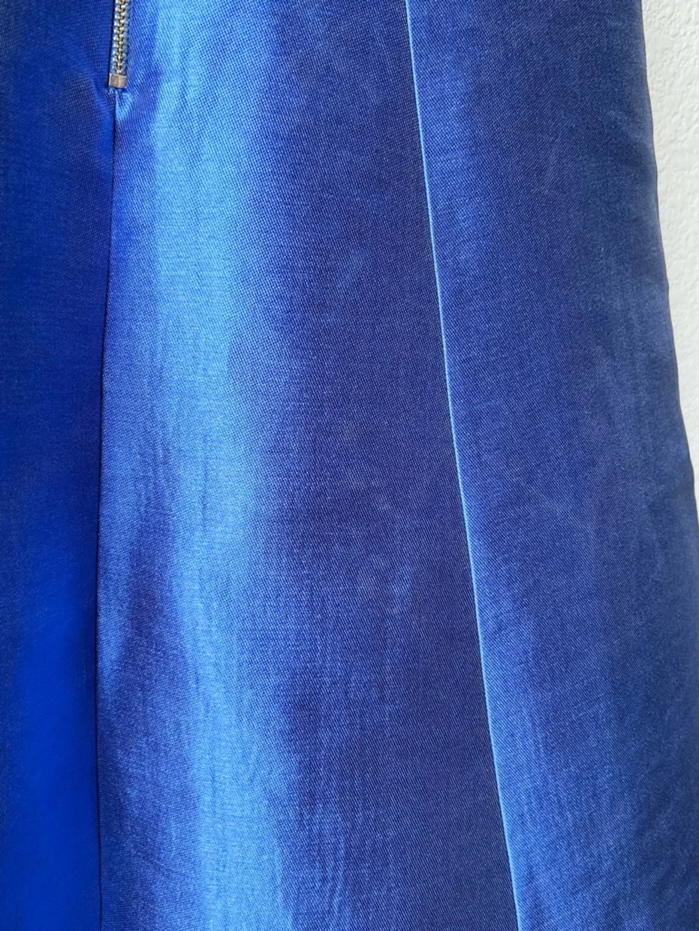 Kate Spade cosmicblue Charleen Sateen Fit And Flare Royal Blur Dress Sz 6